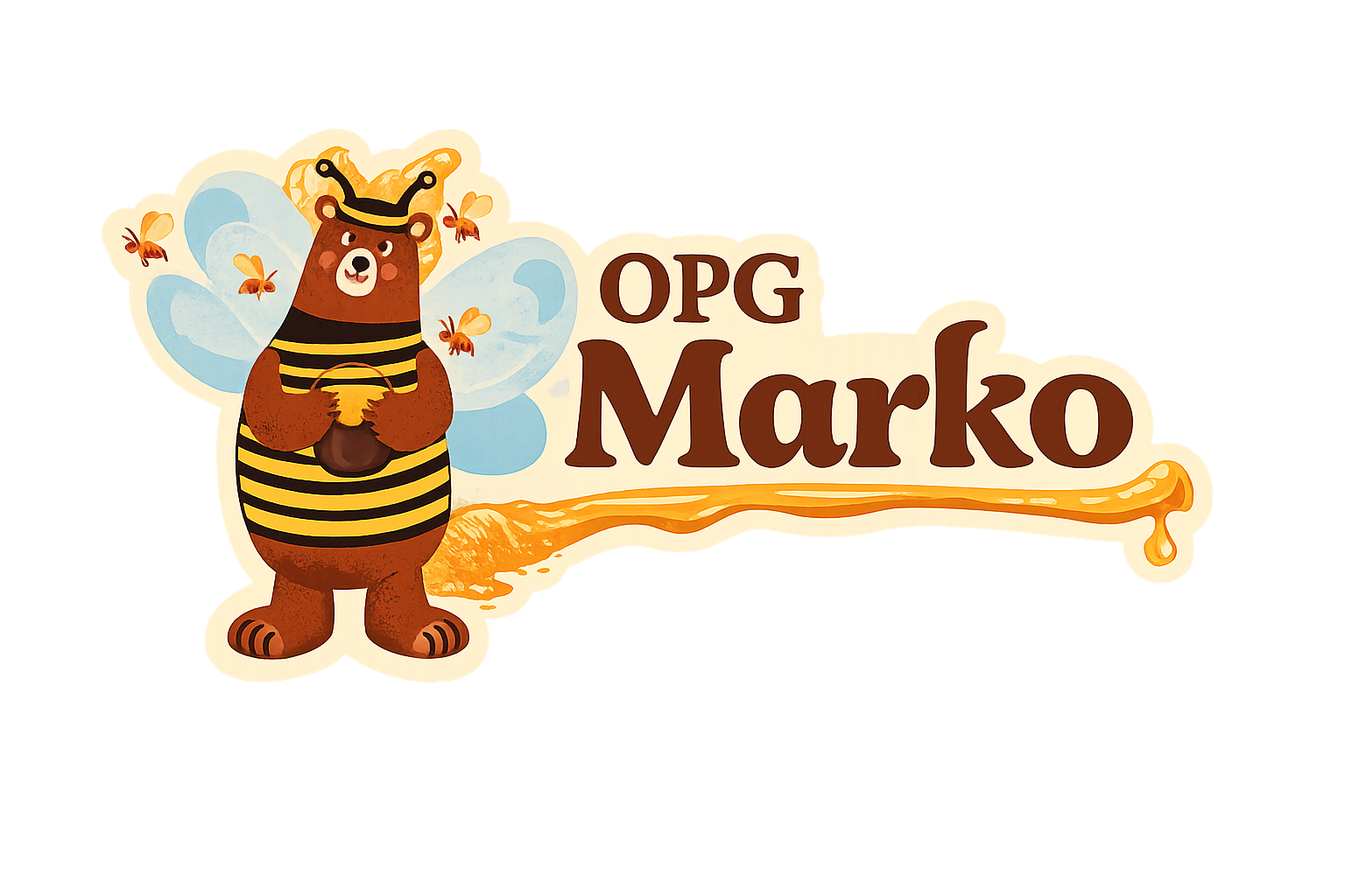 OPG Marko pcelarstvo med logo OPG Marko pcelarstvo med logo